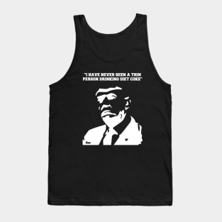 Trump Diet Coke Silhouette Tank Top